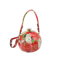 Women Round Wedding Cocktail Handbag Purse