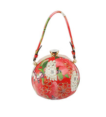 Women Round Wedding Cocktail Handbag Purse
