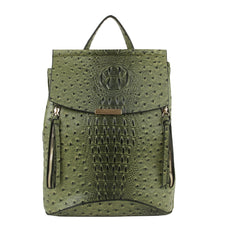 Ostrich Croc Convertible Backpack