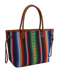 Aztec Printed Canvas 3-in-1 Shopper