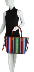 Aztec Printed Canvas 3-in-1 Shopper