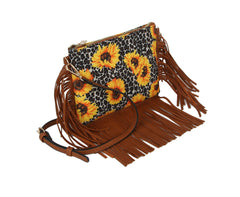 Fringe Tassel Crossbody Purse for Ladies Handbag