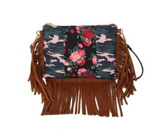 Fringe Tassel Crossbody Purse for Ladies Handbag
