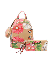 Floral Backpack for Women College School