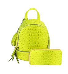 Women Crocs Multipurpose Mini Backpack Purse