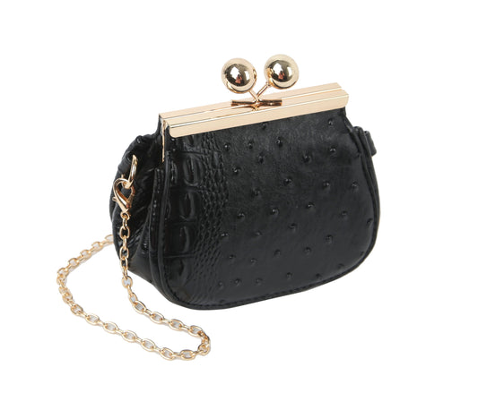 Small Gold Chain Strap Fashion Crossbody Purse