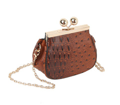 Small Gold Chain Strap Fashion Crossbody Purse
