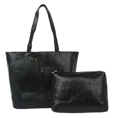3 IN 1 BRAIDED TOTE
