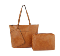 3 IN 1 BRAIDED TOTE