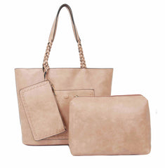 3 IN 1 BRAIDED TOTE