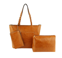 3 IN 1 BRAIDED TOTE
