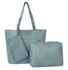 3 IN 1 BRAIDED TOTE