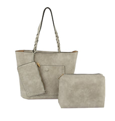 3 IN 1 BRAIDED TOTE