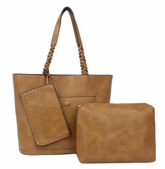 3 IN 1 BRAIDED TOTE