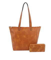Women Fashion Tote Bag Wallet Set