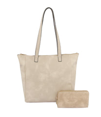 Women Fashion Tote Bag Wallet Set