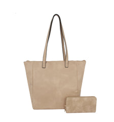 Women Fashion Tote Bag Wallet Set