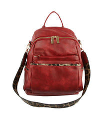 Fashion Designer Travel Backpack Shoulder Bag with Guitar Strap