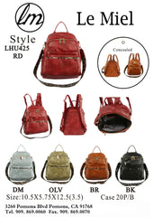 Fashion Designer Travel Backpack Shoulder Bag with Guitar Strap