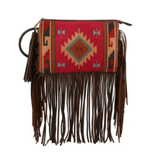 Hippie Tassel Wristlet Women Handbag purse