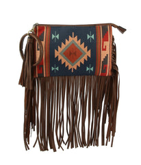 Hippie Tassel Wristlet Women Handbag purse