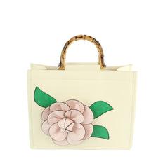 Women Flower Satchel Evening Purse Top Handle
