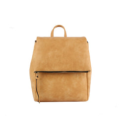 Backpack Convertible To Shoulder Bag , Whit Flap And Zipered Closure