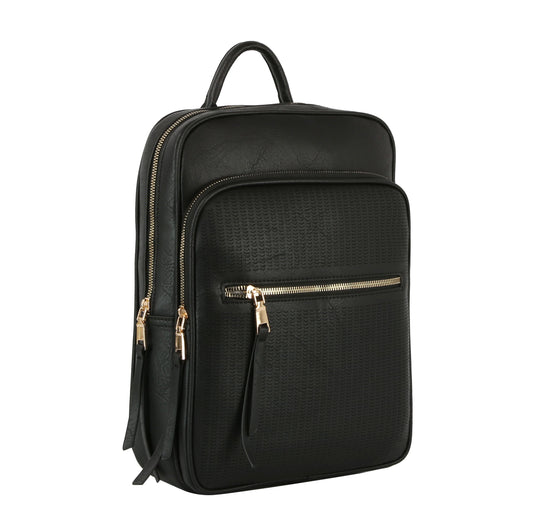 Laser cut unisex convertible backpack