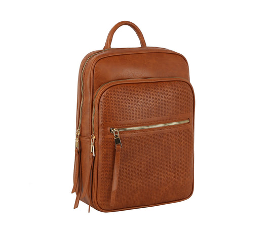 Laser cut unisex convertible backpack