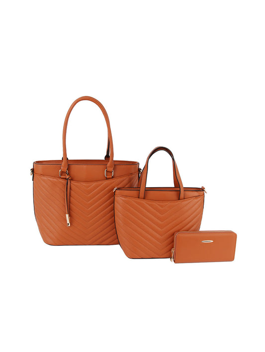 3 in 1 Quilted Work Tote Set
