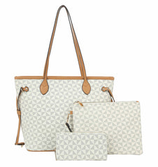 3 in 1 Tote Sets Women Hobe Shpper Handbag