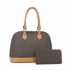 Classic Dome Satchel Crossbody Bag