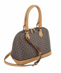Classic Dome Satchel Crossbody Bag