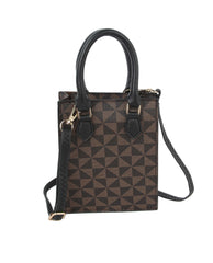 FASHION RECTANGLE DIAMOND CROSSBODY BAG