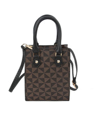 FASHION RECTANGLE DIAMOND CROSSBODY BAG