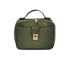 Women Crocodile Top Handle Crossbody Purse Bag