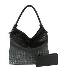 Women Hobo Bag Shoulder Bags Ladies Top Handle Clutch Set