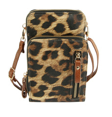 Multi Pocket Cellphone Crossbody Bag