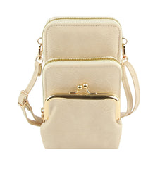 Small Crossbody For Women Double Zip Adjustable Strap Over T