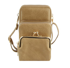 Small Crossbody For Women Double Zip Adjustable Strap Over T