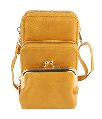 Small Crossbody For Women Double Zip Adjustable Strap Over T