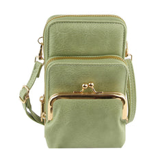 Small Crossbody For Women Double Zip Adjustable Strap Over T