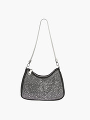 Rhinestone Sparkler Hobo Handbag