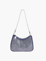 Rhinestone Sparkler Hobo Handbag