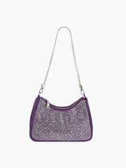 Rhinestone Sparkler Hobo Handbag