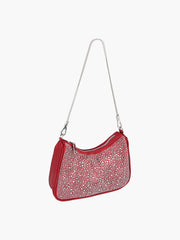Rhinestone Sparkler Hobo Handbag