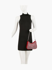 Rhinestone Sparkler Hobo Handbag