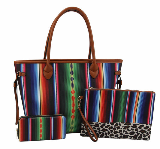 Tote Rainbow Print Shoulder Hobo Handbag