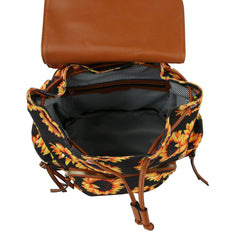 Sunflower Printed Backpack Women shoulder bag