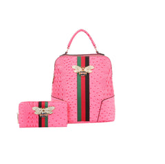 Small Crocodile Backpack Purse For Women Travel Bag